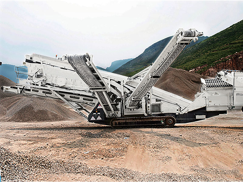 履帶式移動建筑垃圾破碎站 履帶式移動建筑垃圾破碎站